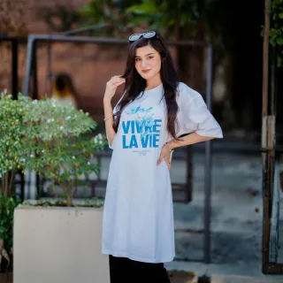 ৪ পিস লেডিস লং টি-শার্ট কম্বো ১১৯৯ টাকা (Style-Cheery Merun // VIVRE White // Panda Megenta // Pleas thumbnail 4